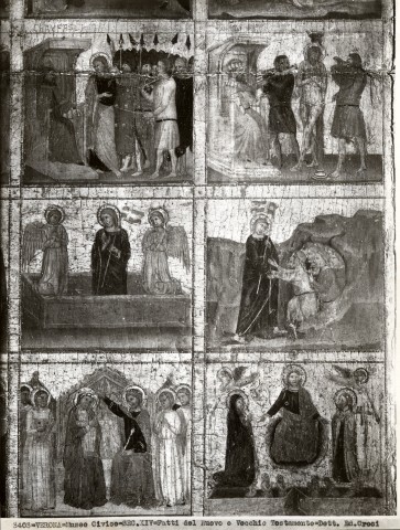 Croci, Felice — VERONA - Museo Civico - SEC. XIV - Fatti del Nuovo e Vecchio Testamento - Dett. — particolare